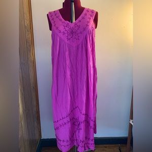 Purple Moo Moo Dress